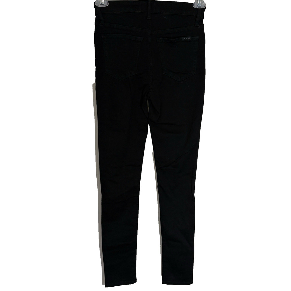 Joe's Jeans The Icon Mid-Rise Skinny Fit Ankle Jeans Black 25 NWOT - Picture 4 of 10